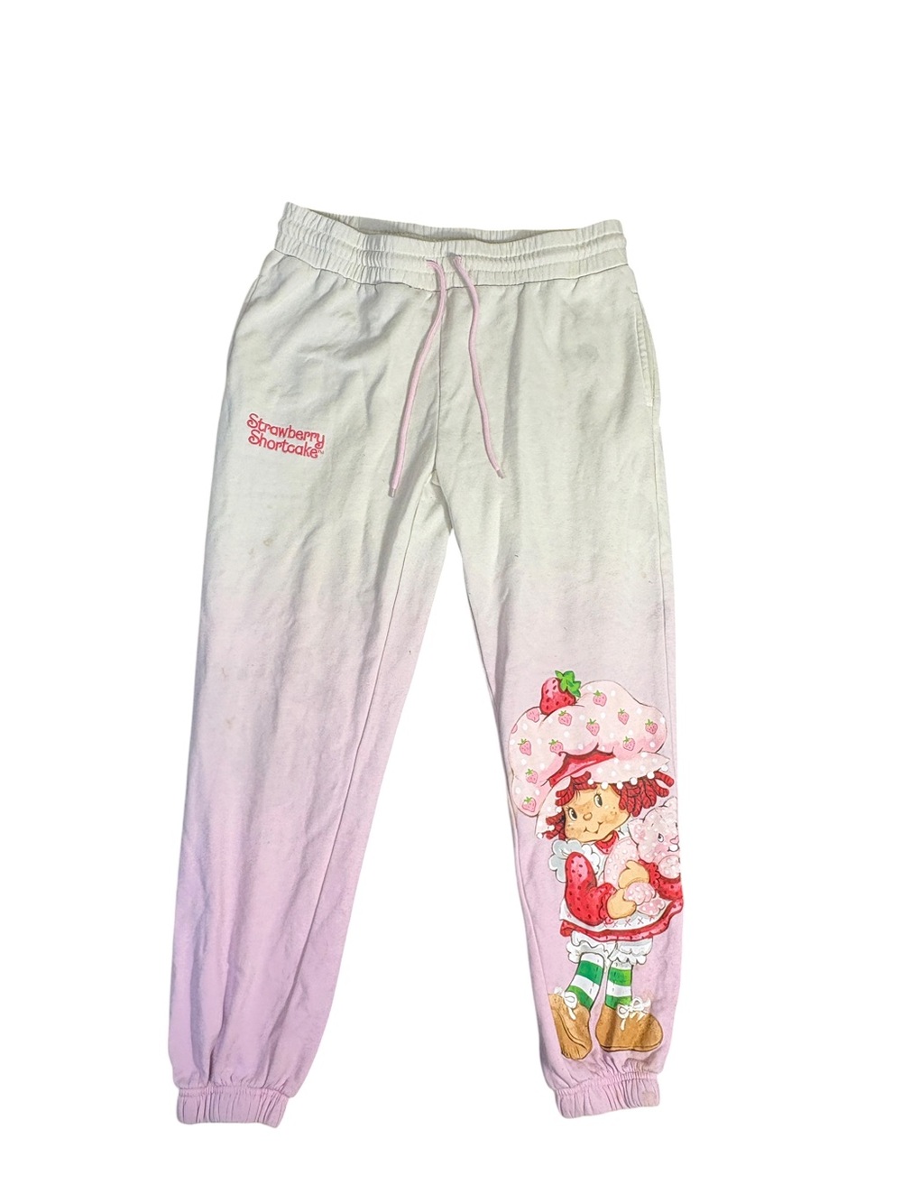 Strawberry Shortcake XL Graphic Joggers Y2K Nostalgia